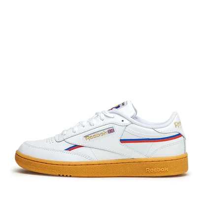 Reebok CLUB C 85 MU (Weiß / Rot / Blau)