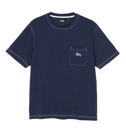 Stüssy Stock Pocket Crew (Schwarz)