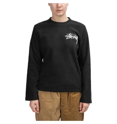 Stüssy WMNS Terra Polar Fleece Longsleeve (Schwarz)