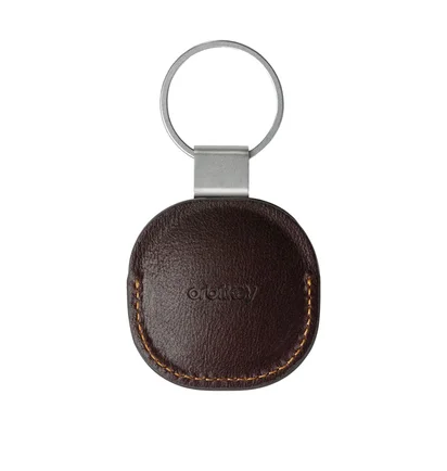 Orbitkey Leather Holder for AirTag (Braun)