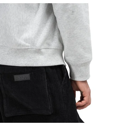 Carhartt WIP Half Zip American Script Sweatshirt (Hellgrau)