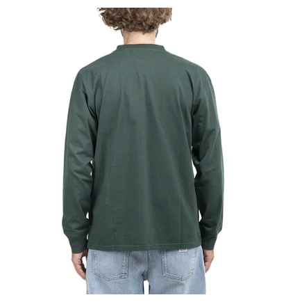 Carhartt WIP L/S American Script T-Shirt (Grün)