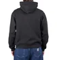 Dime Cursive Small Logo Zip Hoodie (Schwarz)