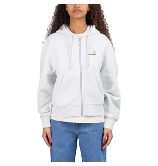 Carhartt WIP W' Hooded American Script Jacket (Grau)