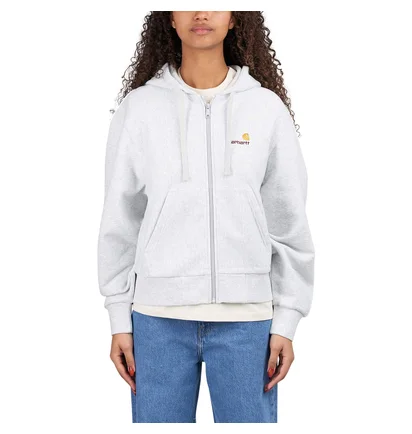 Carhartt WIP W' Hooded American Script Jacket (Grau)