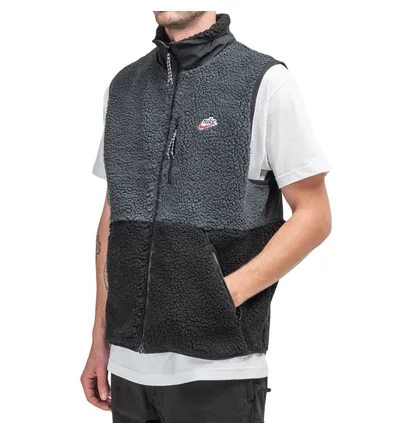 Nike Fleece Vest (Schwarz / Grau)