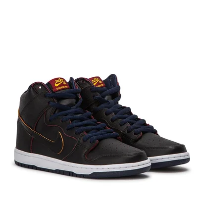 Nike SB Dunk High Pro NBA (Schwarz)