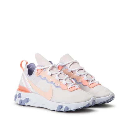 Nike WMNS React Element 55 (Weiß / Rosa)