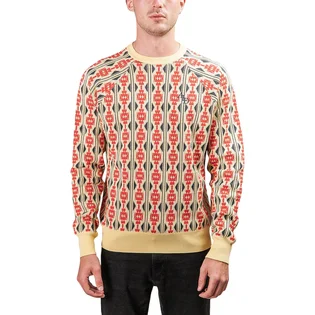 Aimé Leon Dore Carpet Knit Crewneck (Gelb / Rot)