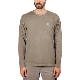Stone Island Long Sleeve 'Fissato' Dye Treatment (Braun)