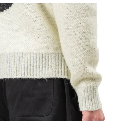 Stüssy 8 Ball Heavy Brushed Mohair Sweater (Cream)