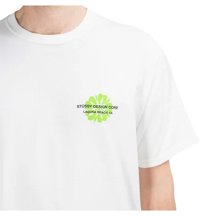 Stüssy Laguna Flower Tee (Weiß)