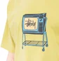 Stüssy Rolling TV Pigment Dyed T-Shirt (Grün)