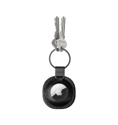 Orbitkey Leather Holder for AirTag (Schwarz)