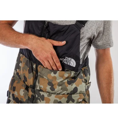The North Face M Nuptse Bib (Camo)