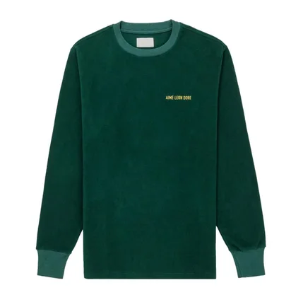 Aimé Leon Dore Fleece Longsleeve (Grün)