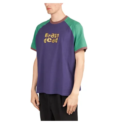 Brain Dead Field Raglan T-Shirt (Navy)