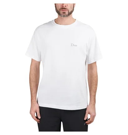 Dime Classic Small Logo T-Shirt (Weiß)
