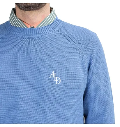 Aimé Leon Dore Classic Raglan Crew Knit Sweater (Blau)