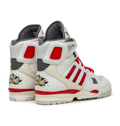 adidas X Kid Cudi Torsion Artillery HI (Weiß / Grau / Rot)
