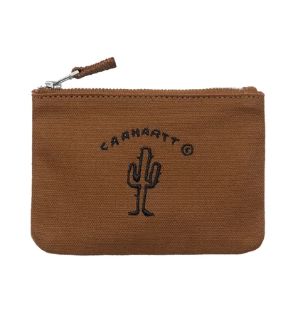 Carhartt WIP New Frontier Zip Wallet (Braun / Schwarz)