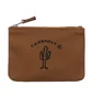 Carhartt WIP New Frontier Zip Wallet (Braun / Schwarz)