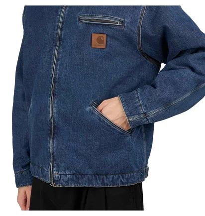 Carhartt WIP Detroit Jacket (Blau / Beige)