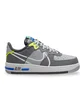 Nike Air Force 1 React (Grau / Blau)
