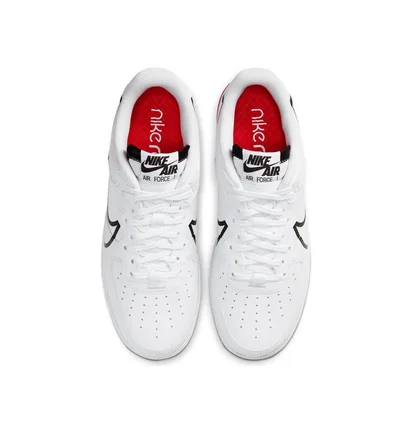 Nike Air Force 1 React (Weiss / Rot)