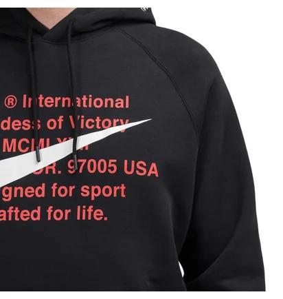 Nike Swoosh Hoodie (Schwarz)