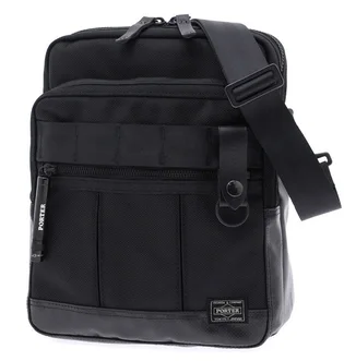 Porter by Yoshida Heat Shoulder Bag (Schwarz)