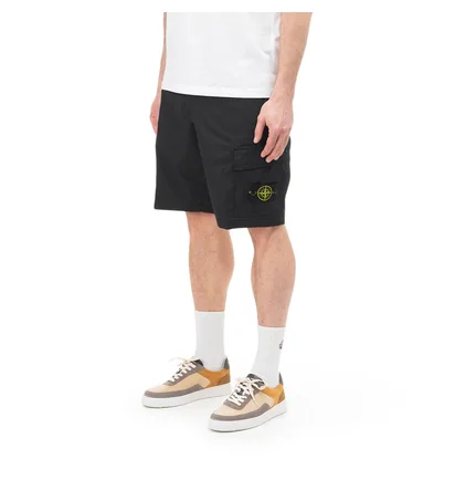 Stone Island Bermuda Shorts (Schwarz)