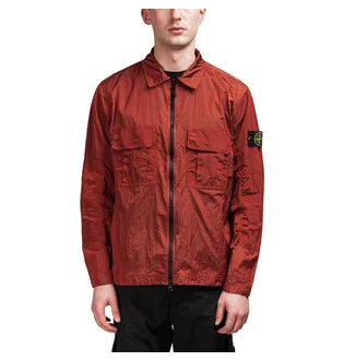 Stone Island Nylon Metal Ripstop Overshirt (Rot)