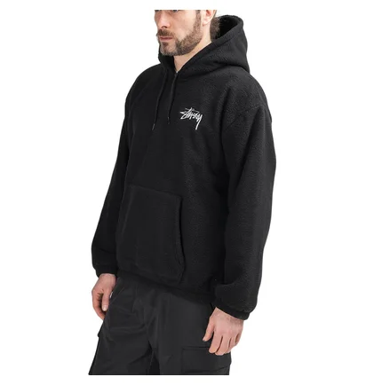 Stüssy Bronson Polar Fleece Hoodie (Schwarz)