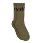 Stüssy Jacquard Logo Socks (Olive)