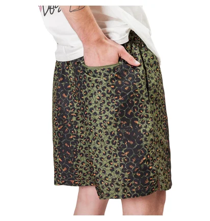 Stüssy Leopard Water Short (Olive)