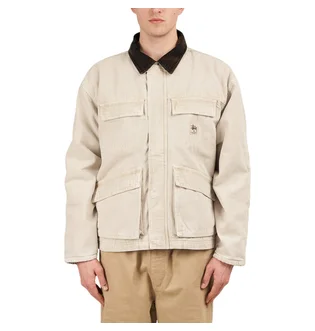 Stüssy Washed Canvas Shop Jacket (Beige)