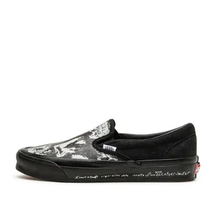 Vans Vault x Jim Goldberg UA OG Classic Slip-On LX (Schwarz)