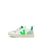 Veja Kids V-10 Velcro Chromefree (Weiß / Grün)