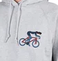 by Parra Cat Defense Hooded Sweatshirt (Grau / Multi)