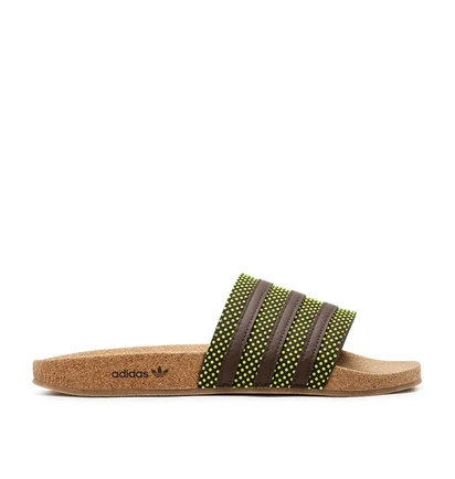 adidas Adilette 'Plant and Grow' (Braun / Grün)