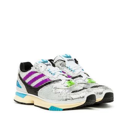 adidas W ZX 4000 (Silber / Blau / Lila)