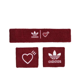 adidas x Human Made H/W Bands (Burgundy / Weiß)