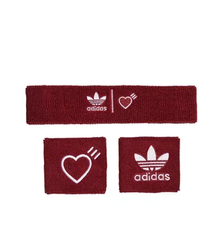 adidas x Human Made H/W Bands (Burgundy / Weiß)
