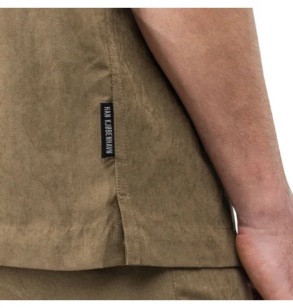 Han Kjobenhavn Boxy Short Sleeve Shirt (Braun)