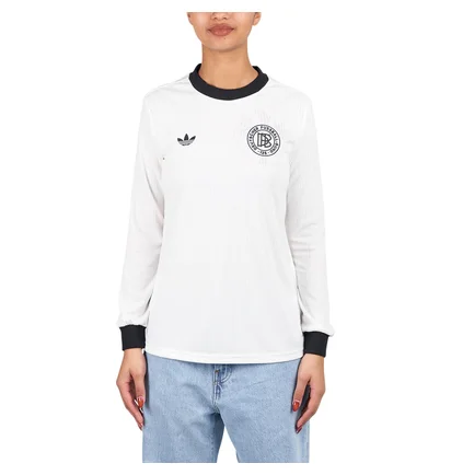 adidas WMNS DFB 125 Jahre Jersey Longsleeve (Weiss / Schwarz)