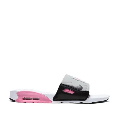 Nike Air Max 90 Slide (Weiß / Grau / Rosa)