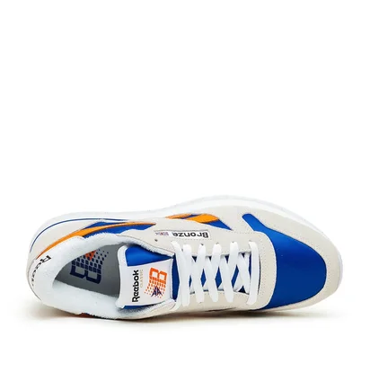 Reebok x Bronze 56k Classic Leather (Cream / Blau / Orange)
