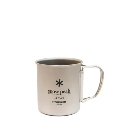 Snow Peak Ti-Single 450 Cup (Silber)