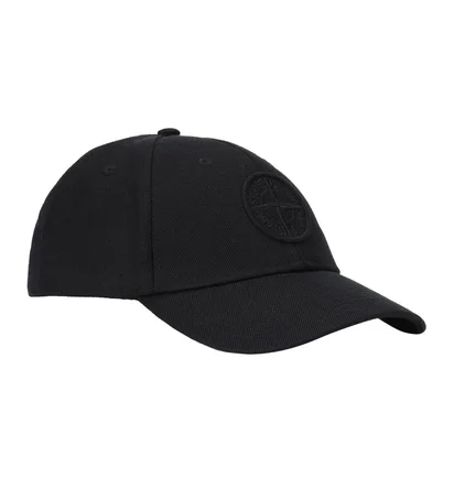 Stone Island Logo Cap (Schwarz)